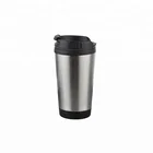 Coffee Travel Mug Coffee Promotion Custom Double Wall Inner Plastic Thermal Insulated Suction Tumbler Coffee Mug Travel