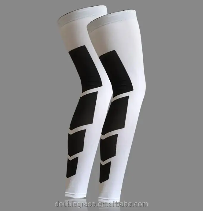 Black EXCEART 1 Pair Cycling Strech Leg Knee Long Sleeves for Sports Football Basketball Size M 