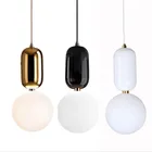 Blown Glass Light Nordic Modern Pendant Bubble Ball Lamp Hand Blown Glass Pendant Light For Hotel