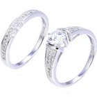 Rings Engagement Rings Anniversary Jewelry Fashion 925 Sterling Silver Couple Rings For Engagement