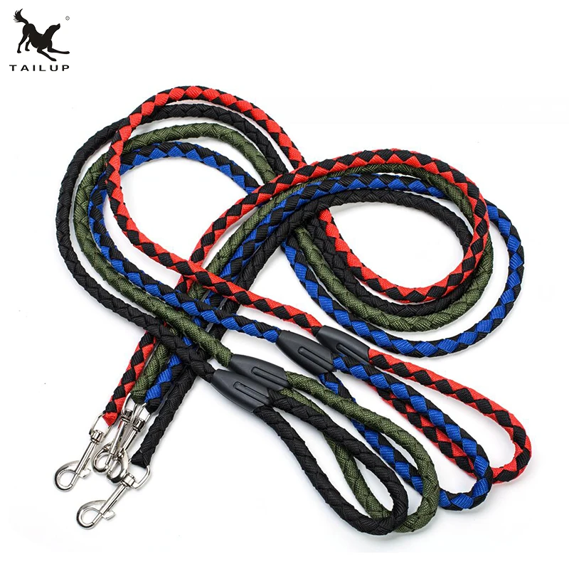 braided nylon dog leash