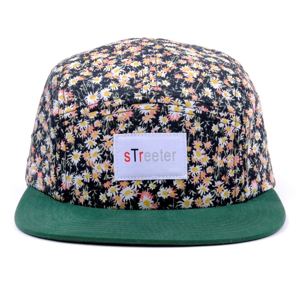 5 panel hat printing