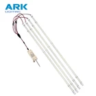 Strip Led Strip Strip DLC 140lm/w Magnetic Mount Strip 2X4 48W 6720lm Brightness LED Magnetic Linear Retrofit Kit