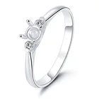 White Custom Style 18k White Gold Engagement Wedding Ring Mounting