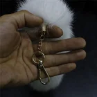 Fox Fox ALICEFUR Wholesale Mobile And Bag Pendant Real Fox Fur Tail Keychain