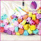 12mm Acrylic Mix Colors Flower Shape Beads for Kids Diy Jewelry