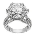 Engagement Rings Ring Rings Silver Engagement Wedding Rings Pure Diamond Ring Women Jewelry