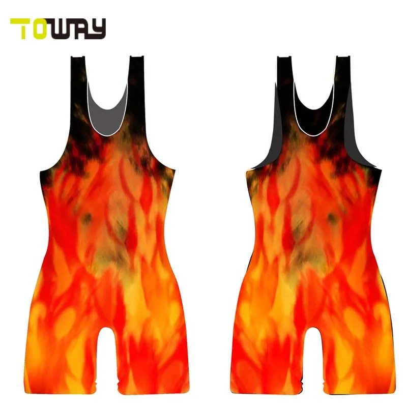 Sublimation Youth Wrestling Singlet With Wrestling Gear Wrestling