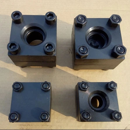 carbon Steel Customized 4 Bolt Square Flange,hydraulic square flange