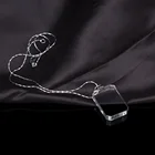 Glass Pendants Crystal Glass Necklace Ornament Blank For 3d Laser Engraved Crystal Pendants