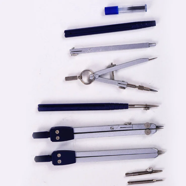 Wholesale 9pcs School Professional Compass and Math Set