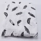 Cotton Cotton Muslin Blankets Muslin 100% Cotton 2 Layers Europe Fashion Style Minky Baby Blanket