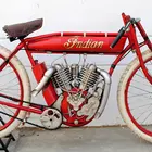 Vintage Vintage Bicycle Model Decor 1912 V-Twin Board Track Indian Racer Model