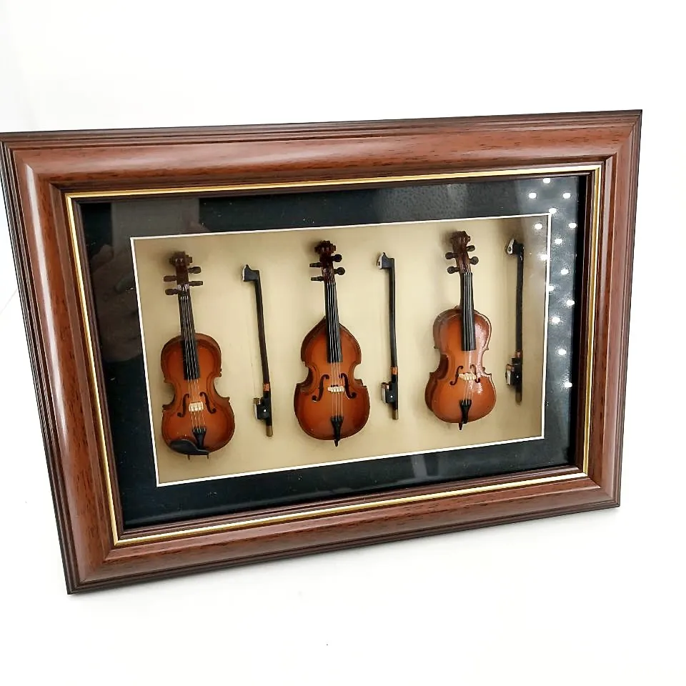 display violin on wall