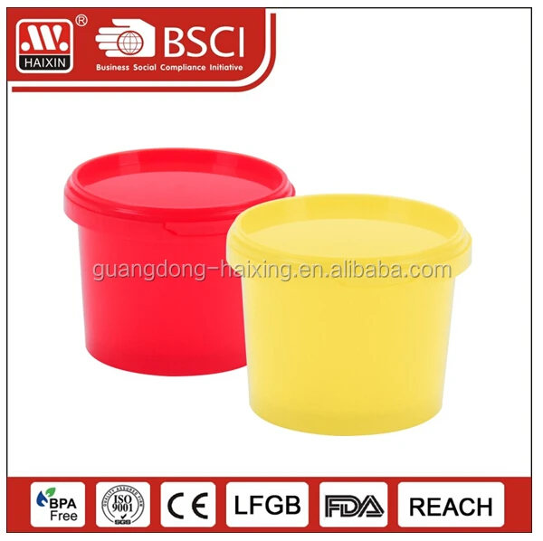 New Fashional Plastic Custom Storage Ice Cream Cup with Tamper Evident Lid and Spoon