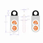 Puller Cord Zipper Pull Cord Custom Rubber Zipper Pull For Bags Rubber Zipper Puller For Sport Bags Zip Puller With Cord