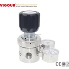 Nitrogen Hydrogen 2.8kpa Lpg Medical CO2 Nitrogen Hydrogen Natural Gas Pressure Gauge Regulator With Meter