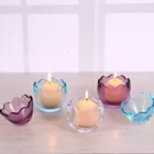 Egg Candle Holder Colorful Egg Shape Glass Votive Candle Holder