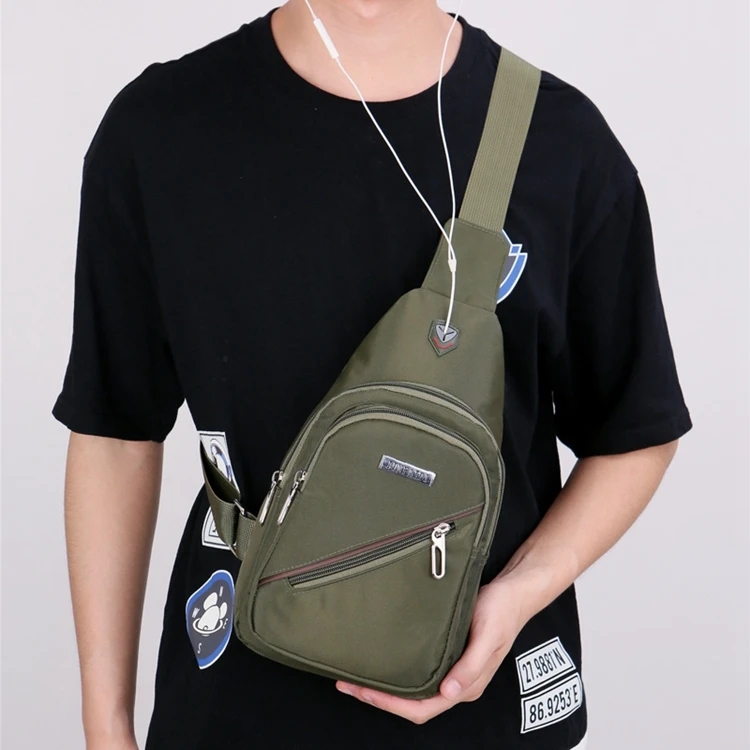 male chest bag