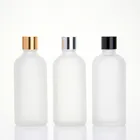 Glass Bottle Glass 100ml Matt Frosted Clear Glass Bottle Essential Oil Bottle Vapor E Cig Packaging