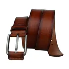 Black Leather Belts Belt Mens Custom Men Classic Casual Brown Black Blue Genuine Leather Belts For Jeans