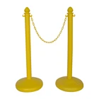 High Barrier High Quality Customized Color Crowd Control Barrier White Plastic Stanchion