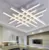 Modern Led Ceiling Chandeliers Lights White Black Body Creative Ceiling