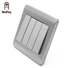 Wall Switch Wall Switch Switch Mechanical Life 10 Years 4 Gang 1 2 Way Wall Switch