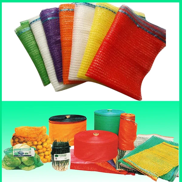 raschel mesh bag for fruit and vegetables