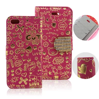 For Samsung galaxy S3 Flip Cover, Magic Girl Leather Wallet ID Card Slot