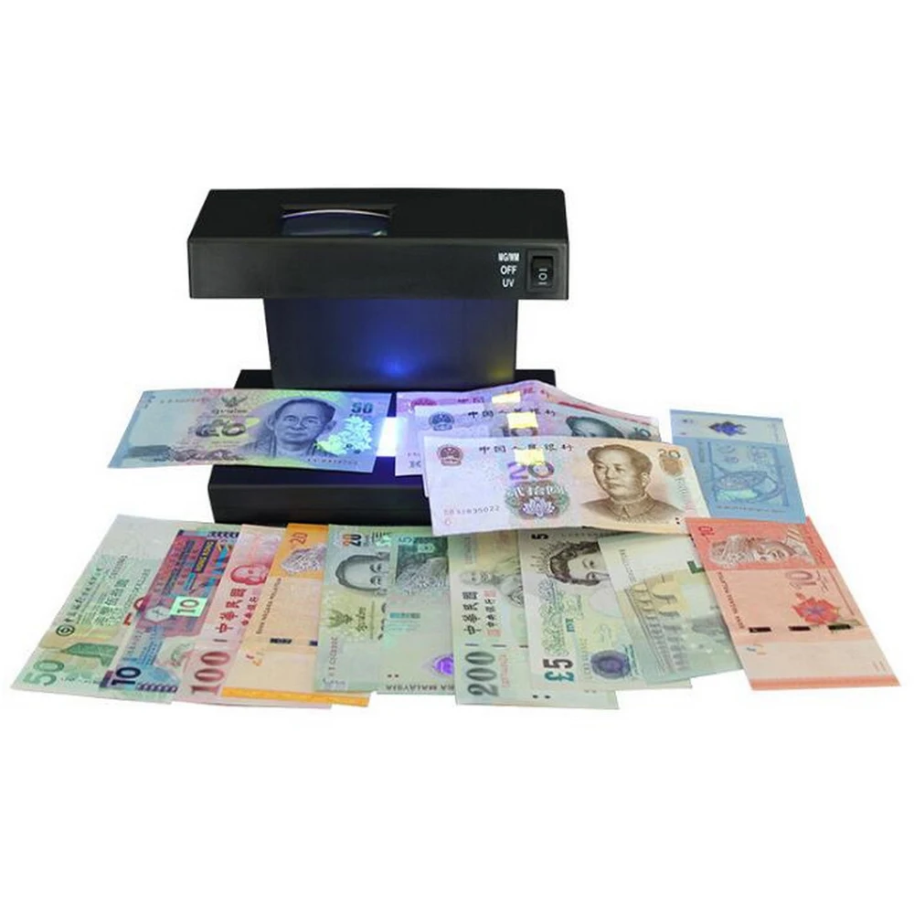 Counterfeit UV Fake Money Detector Bank Note Card Checker Authenticity Check 