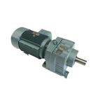 Gearbox Helical 3 Stage Flanged Mounted Helical Gearbox 1400 Rpm Motor Speed Reduce Gearbox