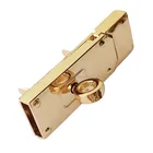 Leather Bag Fittings MTTL23 Leather Bag Craft Fittings Metal Bar Twist Purse Locks Clasp