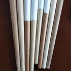 Leg 19 Inch Height White Oak Wood Painted Tapered Chair Leg With Hanger Bolt