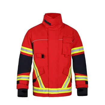 Factory Supply Nfpa 1971 Firefighter Suits En 469 Twill Shell 4 Layers Nomex Fire Fighter Fireman Fire Fighting Clothing
