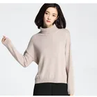 Cashmere Pullover Women Women Custom Wholesale Cashmere Knitting Pullover Women High Neck Wool Sweater