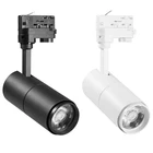 Spot Built In Driver Track Gallery Spot 2/3phases 4wires Cob Led Track Lamp For Clothing Store
