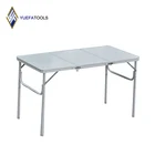 Table Aluminum Folding Table 3Section 1.2M Japanese Style Aluminum Folding Table Outdoor Camping And Picnic Table
