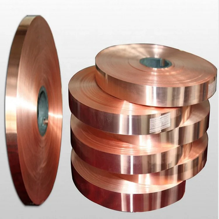 99 9 Pure Copper Tape Strip Coil C1100 T2 C10100 C10200 Copper