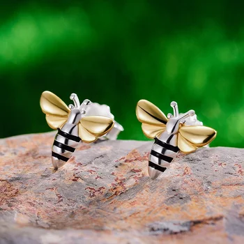 Designer Fine 925 silver Lovely Honey Bee handmade jewelry sets earring