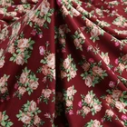 Textile Printing DRESS Fabric Floral MILK KNITTING Indian Print Textile Custom Fabric Printing