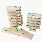 Domino Wooden Dominoes New Style Classic Wooden Domino Game For Children's Educational Toys
