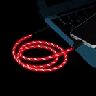 Usb Ipad Ipod Intelligent Glowing Light Visible Flowing EL Light MFi Certified USB Sync Data Charging Charger Cable For IPhone IPad IPod