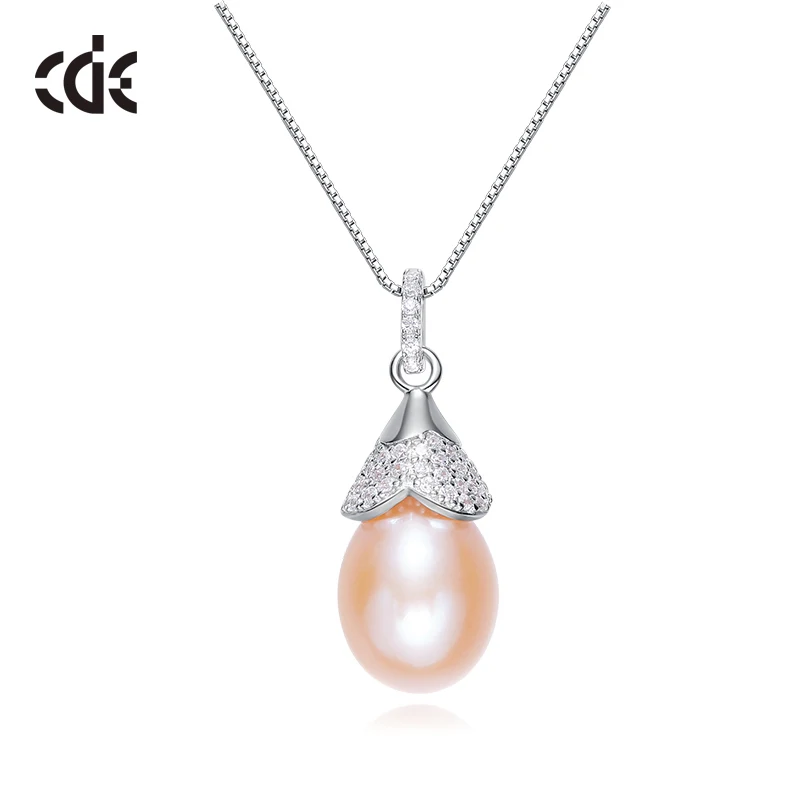 Fashion Designs Jewelry 925 Sterling Silver Freshwater Necklace Pearl
