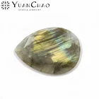 Labradorite Natural Natural 29x40mm Pear Labradorite Stones Natural Gemstone