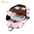 School Waterproof Stylish School Bag For Teen Girl Roomy Pink Purse Backpack
