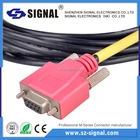 To Connector Connector With Cable Male To Female Db9 Waterproof Connector With Cable