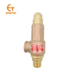 Brass Valve Water Brass Valve 1/2"Ptfe/ Epdm Soft Sealing Bronze/ Brass Pressure Safety Relief Valve For Steam Water Boiler