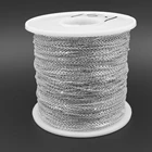 Diamond 925 Silver Chains Factory Factory Wholesale Chains By Meter 1mm Diamond Cut Cable 925 Sterling Silver Chain Roll For Jewelry Making