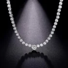 Necklace Name Necklace Latest Luxury 18k Gold Diamond Tennis Necklace Design For Women